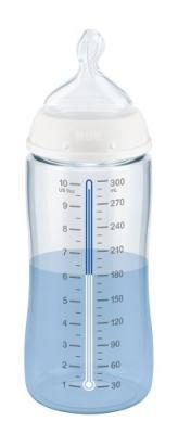 NUK butelka First Choice+ ze wskaźnikiem temperatury M 300 ml (szara)