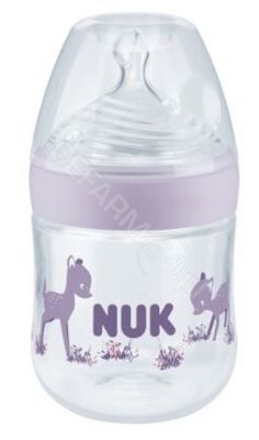 NUK butelka Nature Sense z PP ze wskaźnikiem temperatury S 150 ml (fioletowa)
