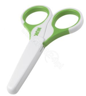 NUK nożyczki dla niemowląt (zielone)