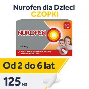 Nurofen dla dzieci ibuprofen 125 mg czopki x 10 szt