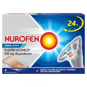 Nurofen Mięśnie i Stawy ibuprofen 200 mg plaster leczniczy x 4 szt