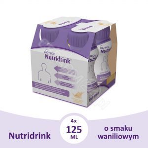 Nutridrink o smaku waniliowym  4 x 125 ml