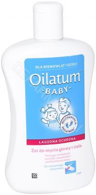 Oilatum baby łagodna ochrona - żel do mycia głowy i ciała 300 ml