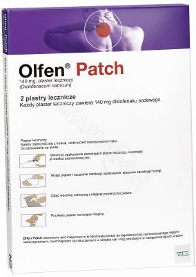 Olfen patch plaster leczniczy x 2 szt