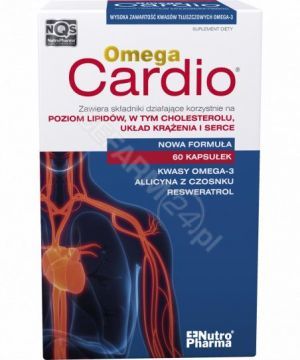 Omegacardio z czosnkiem i resveratrolem x 60 kaps