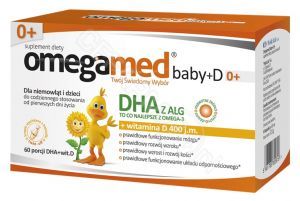 Omegamed Baby+D 0+ x 60 kaps