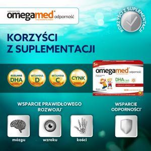 Omegamed odporność 5+ syrop w kapsułkach do żucia x 30 szt