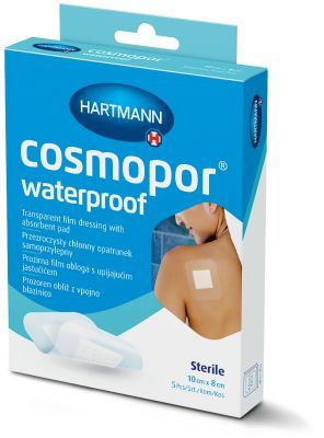 Opatrunek sterylny Cosmopor waterproof 10cm x 8cm x 5 szt