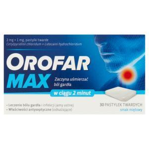 Orofar max x 30 pastylek
