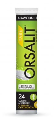 Orsalit tabs x 24 tabl musujące o smaku cytrynowym