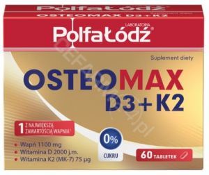 OsteoMax D3 + K2 x 60 tabl
