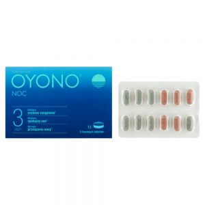 Oyono Noc ziołowe tabletki z melatoniną i witaminą B6 na sen x 12 tabl