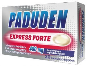 Paduden Express Forte 400 mg x 20 kaps