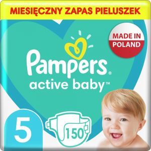 Pampers Active Baby 5 (11-16 kg) pieluchy x 150 szt