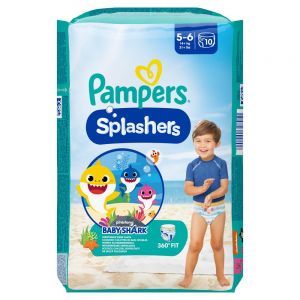 Pampers Splashers 5 (14+ kg) x 10 szt