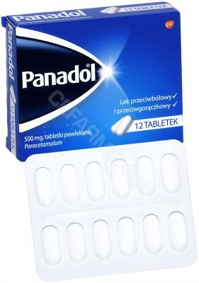 Panadol 500 mg x 12 tabl powlekanych