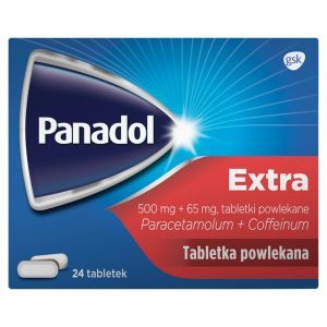 Panadol extra Lek przeciwbólowy i przeciwgorączkowy  x 24 tabl powlekane