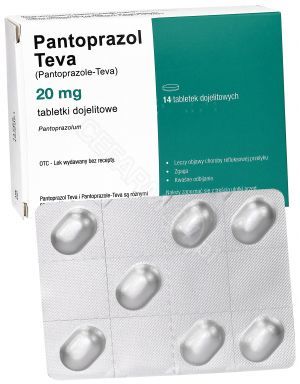 Pantoprazol  20 mg x 14 tabl dojelitowych (import równoległy - Inpharm)
