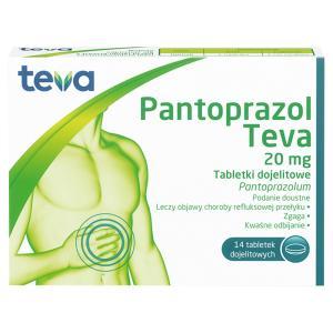 Pantoprazol Teva 20 mg x 14 tabl dojelitowych