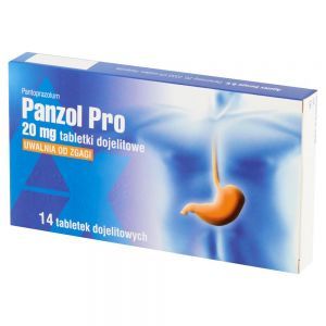 Panzol pro 20 mg x 14 tabl dojelitowych