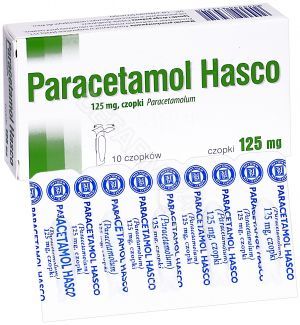 Paracetamol 125 mg x 10 czopków (Hasco)