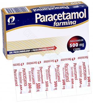 Paracetamol 500 mg x 10 czopków