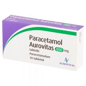 Paracetamol Aurovitas 500 mg x 10 tabl