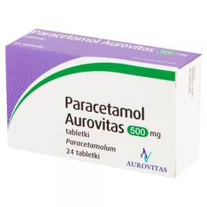 Paracetamol Aurovitas 500 mg x 24 tabl