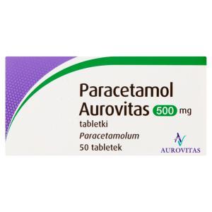 Paracetamol Aurovitas 500 mg x 50 tabl