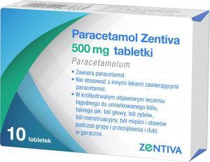 Paracetamol Zentiva 500 mg x 10 tabl
