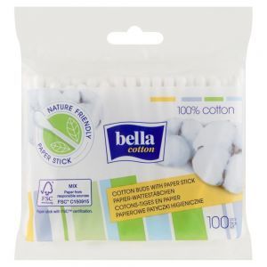 Patyczki higieniczne Bella Cotton x 100 szt (folia)
