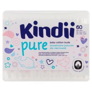 Patyczki higieniczne Kindii Pure dla niemowląt x 60 szt