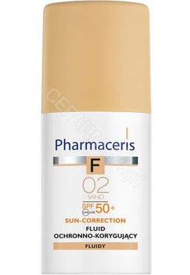 Pharmaceris F - fluid ochronno - korygujący z ochroną spf 50+ SAND (02) 30 ml