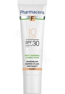 Pharmaceris F - mineralny dermo-fluid matujący spf30+ LIGHT (10) 30 ml