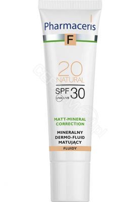 Pharmaceris F - mineralny dermo-fluid matujący spf30+ NATURAL (20) 30 ml