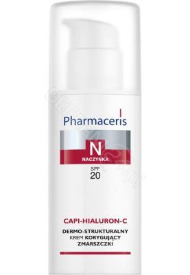 Pharmaceris N capi-hialuron-c dermo - strukturalny krem korygujący zmarszczki spf 20 50 ml