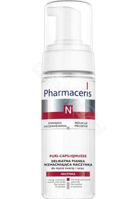 Pharmaceris N puri-capiliqmusse delikatna pianka wzmacniająca naczynka do mycia twarzy 150 ml