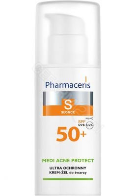 Pharmaceris S MEDI ACNE PROTECT ultra ochronny krem-żel dla skóry trądzikowej, mieszanej i tłustej SPF 50+ 50 ml