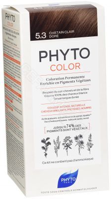 Phyto phytocolor 5.3 JASNY ZŁOTY KASZTAN farba pielęgnacyjna do włosów z pigmentami roślinnymi