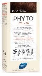 Phyto phytocolor 5.35 JASNY CZEKOLADOWY BRĄZ farba pielęgnacyjna do włosów z pigmentami roślinnymi