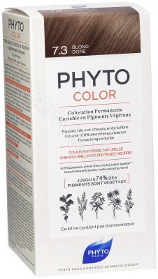 Phyto phytocolor 7.3 ZŁOTY BLOND farba pielęgnacyjna do włosów z pigmentami roślinnymi