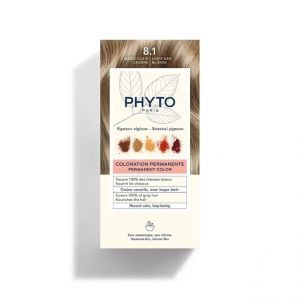 Phyto phytocolor 8.1 JASNY POPIELATY BLOND farba pielęgnacyjna do włosów z pigmentami roślinnymi