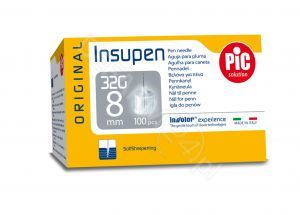 PIC Insupen 32 G 8 mm igły do penów insulinowych Original x 100 szt