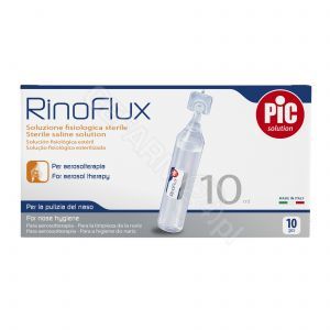 PIC RinoFlux 10 ml sól fizjologiczna x 10 szt