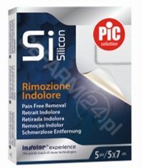 PIC SiSilicon pooperacyjny plaster silikonowy 5 x 7 cm x 5 szt