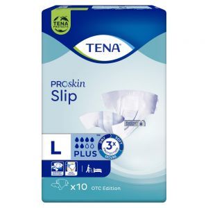Pieluchomajtki TENA Slip ProSkin Plus L x 10 szt