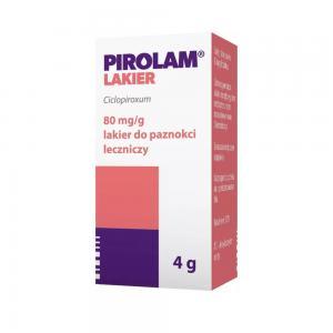 Pirolam lakier do paznokci leczniczy 80 mg/g 4 g