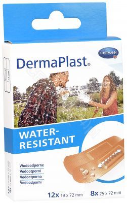 Plastry DermaPlast Water resistant (2 romiary) x 20 szt