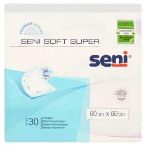 Podkłady higieniczne Seni Soft Super 60 cm x 60 cm x 30 szt