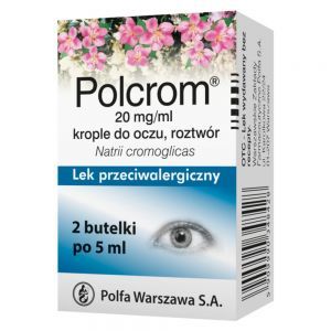 Polcrom 2% krople oczne 2 x 5 ml